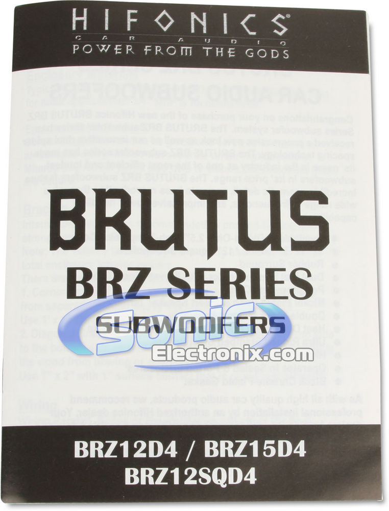 Hifonics BRZ12D4 Image 4
