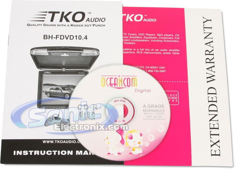 TKO Audio BH-FDVD10.4 (Gray) Image 7
