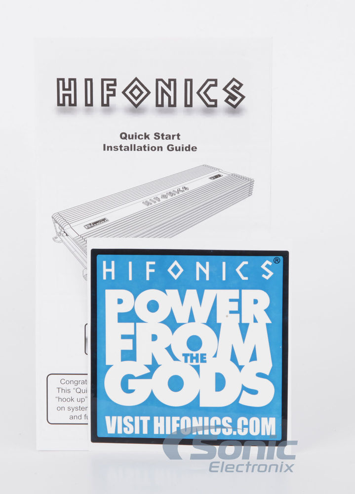 Hifonics Colossus 6.5K Mount Olympus Series Dual Mono Car Amplifier Image 9
