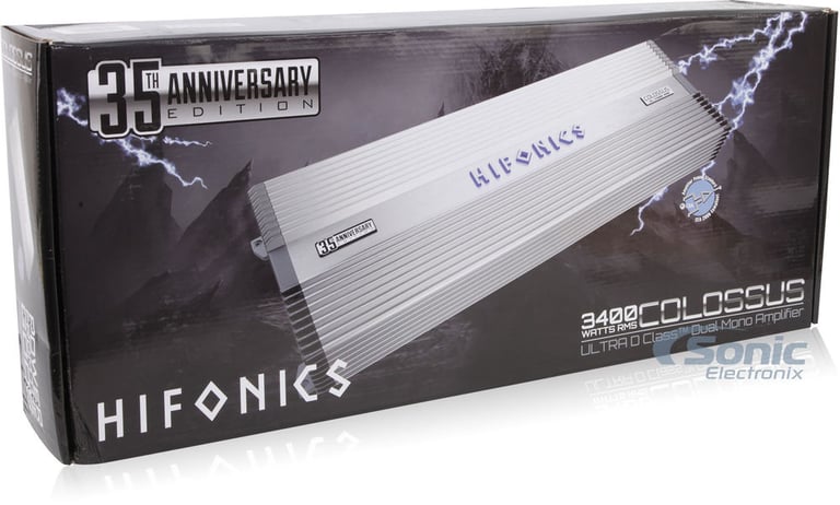 Hifonics Colossus 6.5K Mount Olympus Series Dual Mono Car Amplifier Image 10