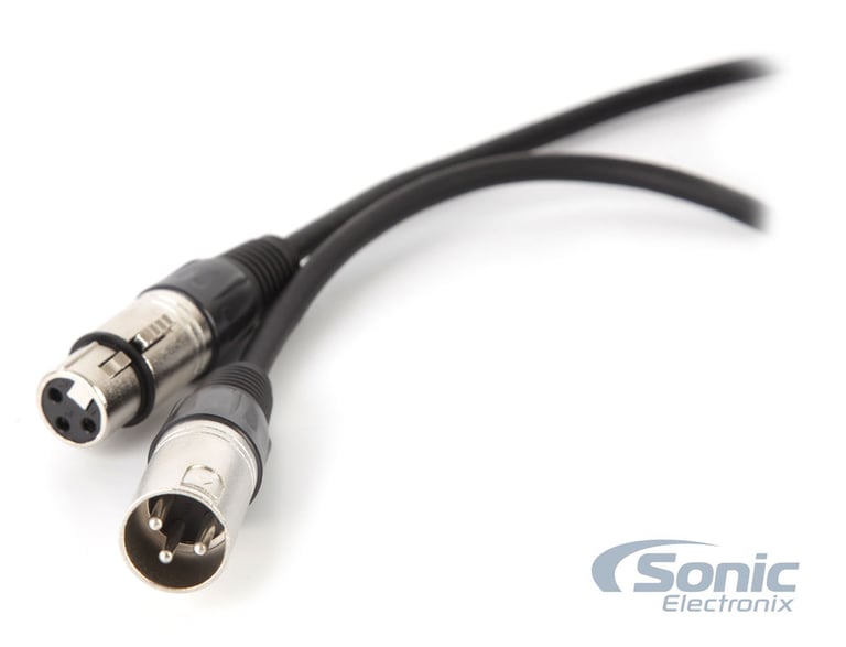 Premium Balanced Universal 30 ft (9 Meter) XLR Pro Audio Cable for DJ Speakers - Belva BPXLR09 Image 2