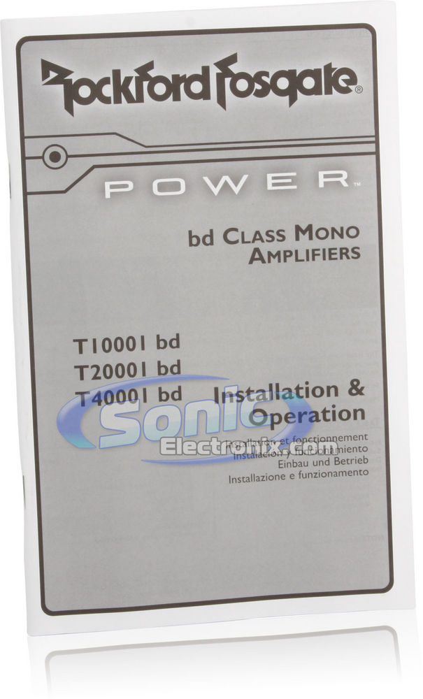 Rockford Fosgate Power T10001bd Open Box Image 10