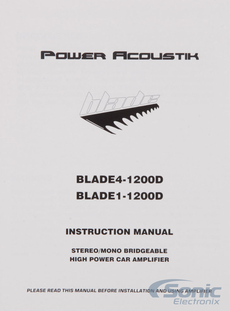 Power Acoustik BLADE1-1200D Image 8