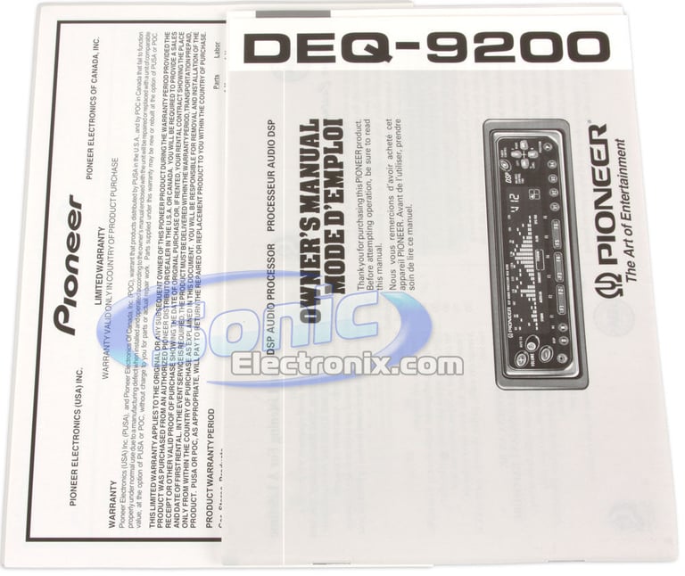 Pioneer DEQ-9200 R/B Image 12
