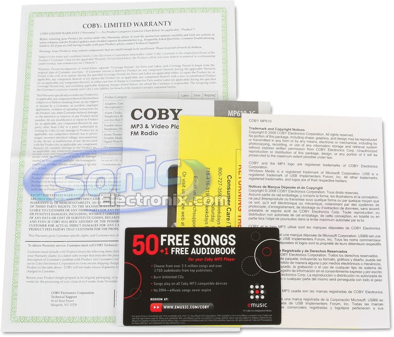 Coby MP610-2G (BLUE) Image 8