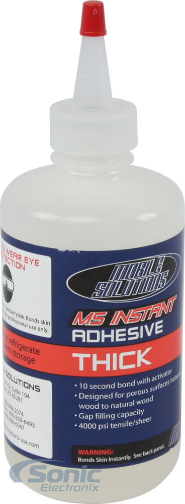 Mobile Solutions 8 oz" Thick" CA Glue (AD-2P-10THICK) Image 1