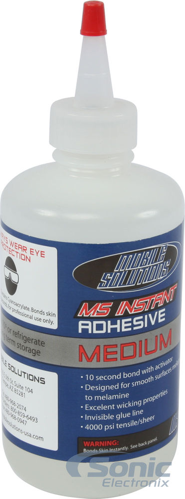 Mobile Solutions 8oz "Thin" CA Glue (AD-2P-10THIN) Image 1