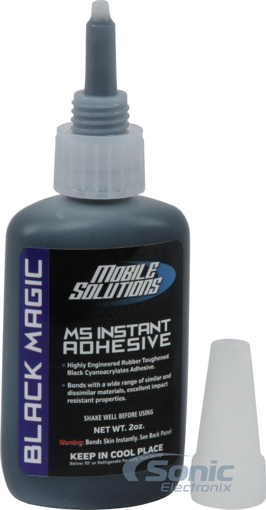 Mobile Solutions 2oz Black Magic Glue (AD-BLACK-2OZ) Image 1