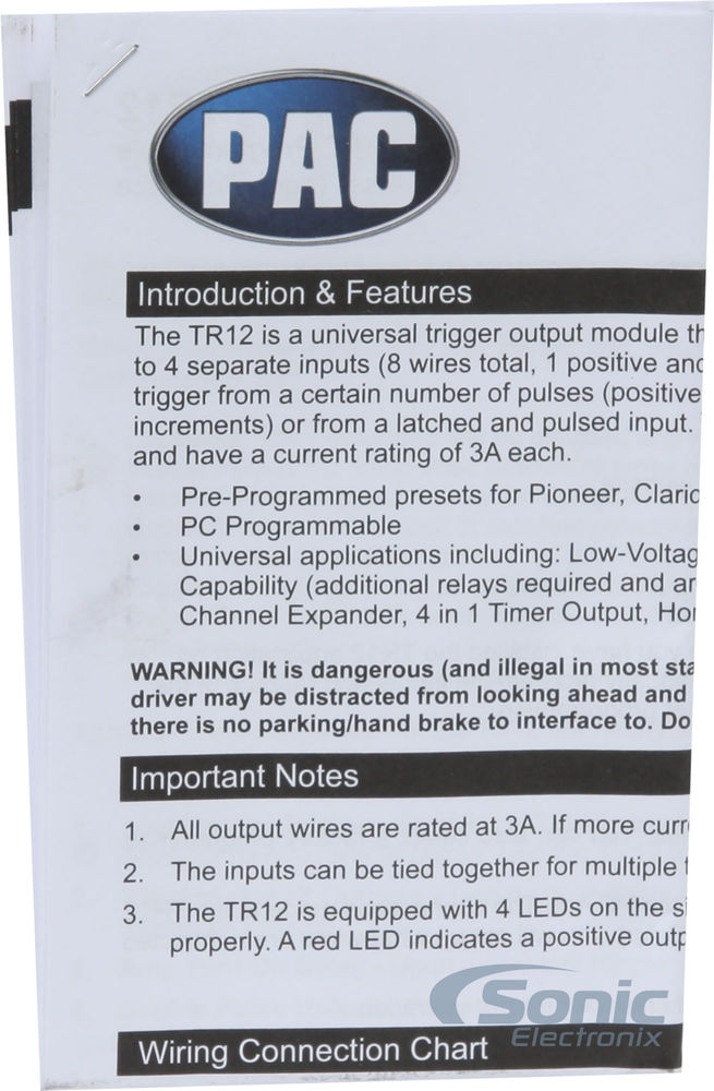 PAC TR12 Image 4