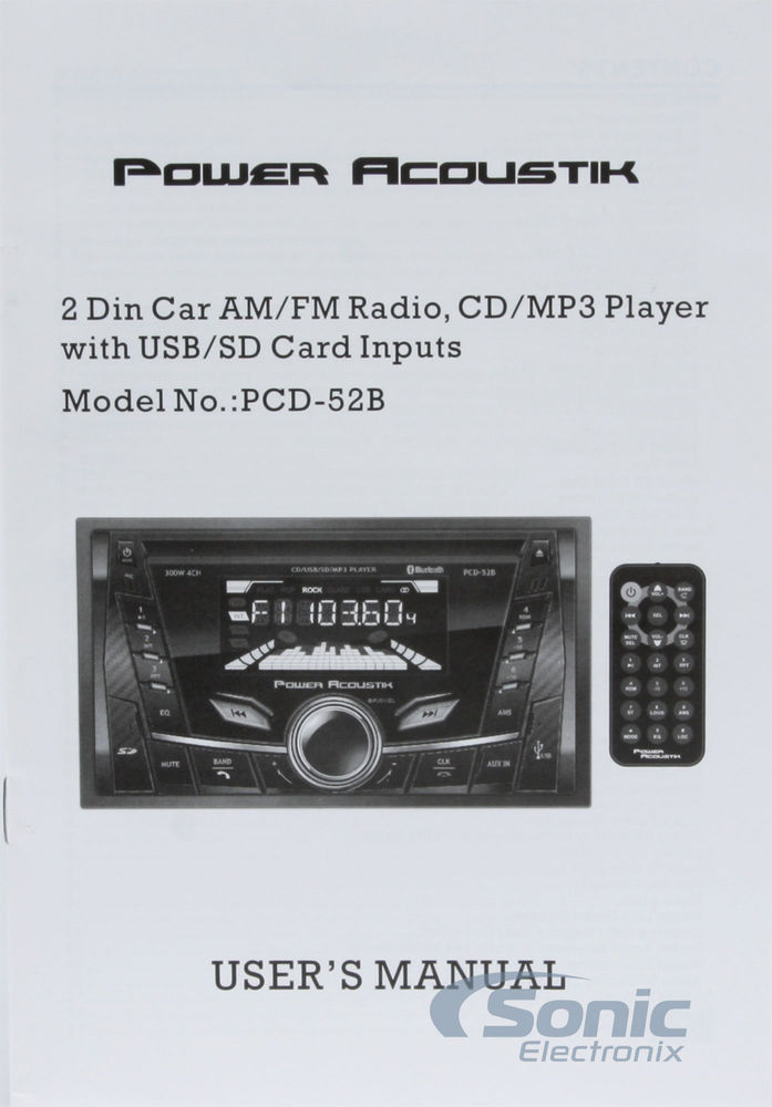 Power Acoustik PCD-52B Image 7