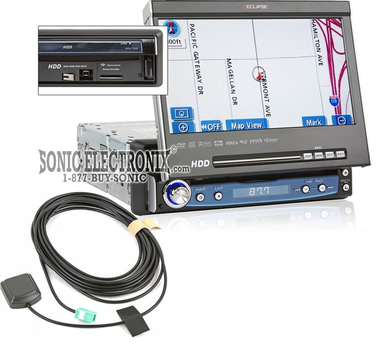 Eclipse AVN7000 R/B Incomplete Image 1