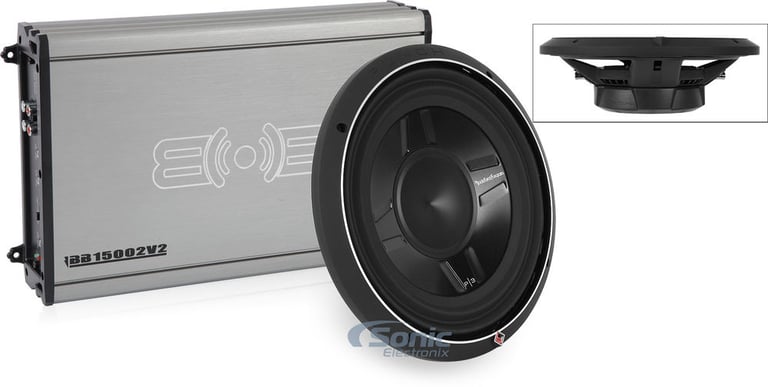 12" Rockford Fosgate P3SD2-12 400W Subwoofer + Belva 600W 2-Channel Amplifier Image 1