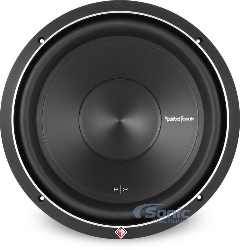 12" Rockford Fosgate P2D2-12 400W Subwoofer + Belva 600W 2-Channel Amplifier Image 3
