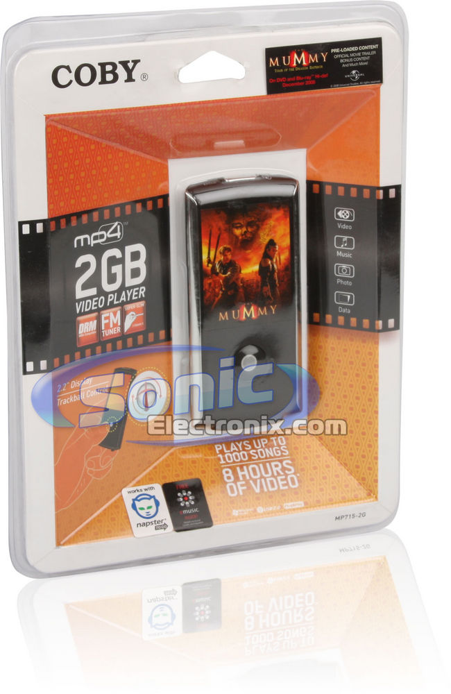Coby MP715-2GBLK Portable MP3 Video Media Player (Black MP715-2G) Image 9
