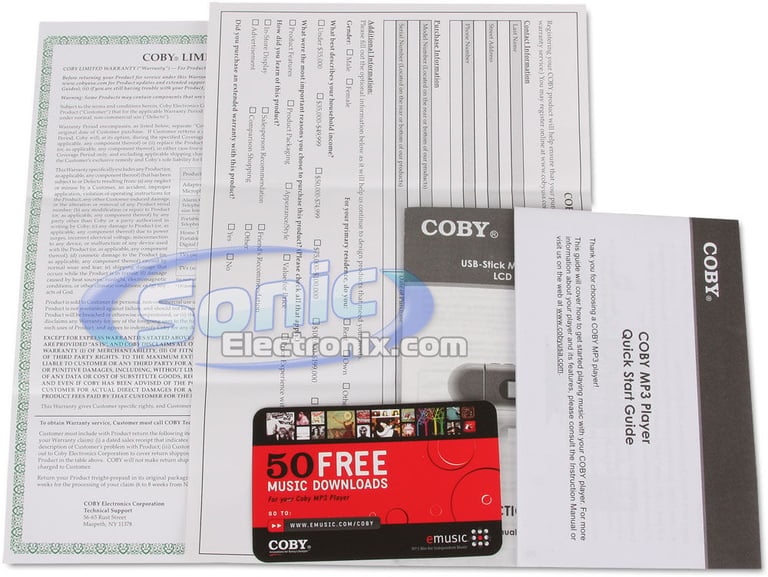 Coby MP300-1G Image 8