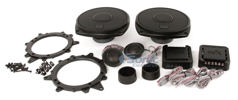 Polk Audio DXi Series 500 Watt RMS Amplified 6.5" Component Speaker Package Image 20