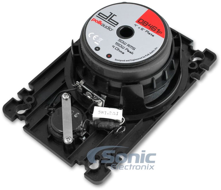 Polk Audio db Series 500 Watt RMS Amplified 6.5" + 4" x 6" Coaxial Speaker Package Image 12