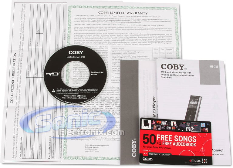 Coby MP705-2G (BLACK) Image 8