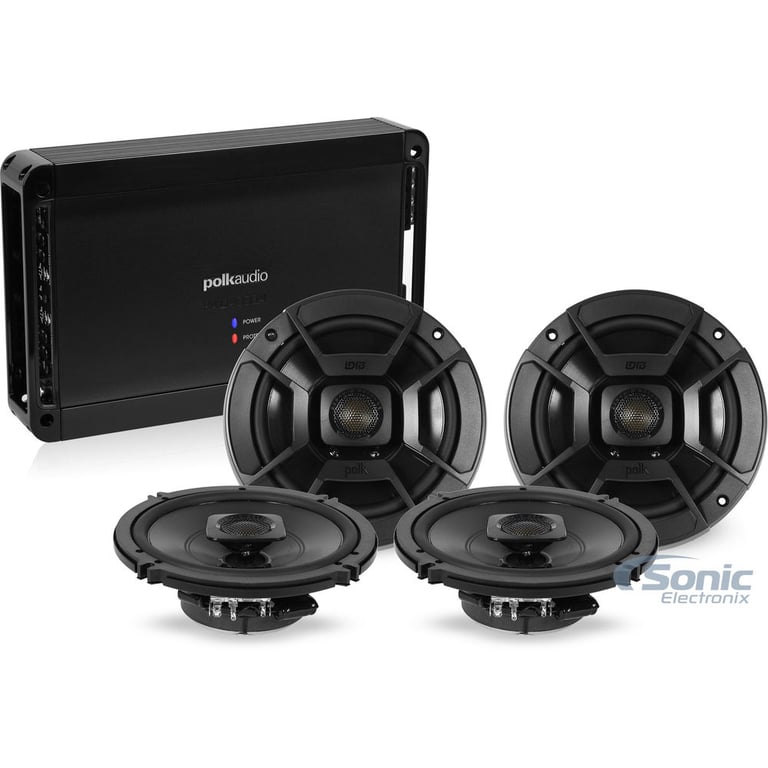 Polk Audio DB+ Series 500 Watt RMS Amplified 6.5" Coaxial Speaker Package Image 1