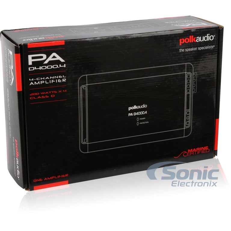Polk Audio DXi Series 500 Watt RMS Amplified 5.25" Coaxial Speaker Package Image 9