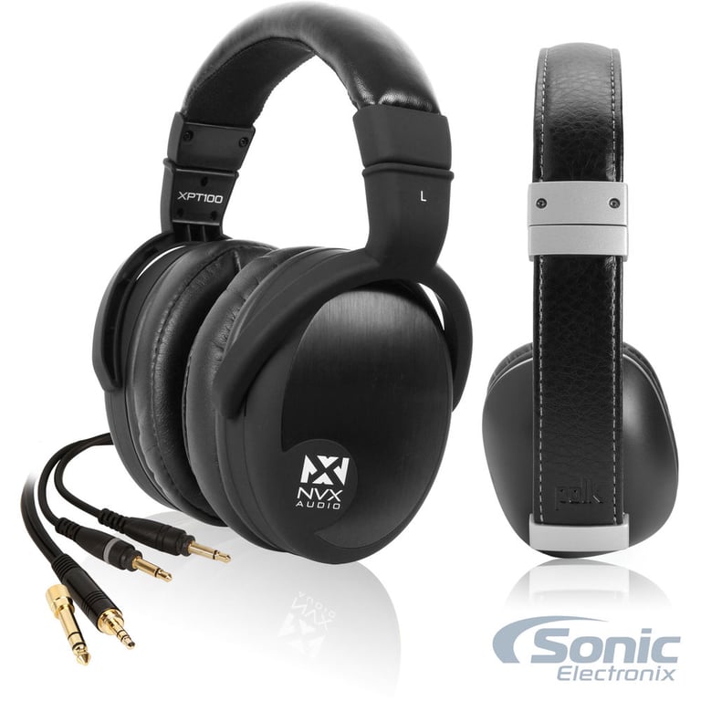 NVX Audio XPT100 + Polk Audio HINGE (Black/Silver) Image 1