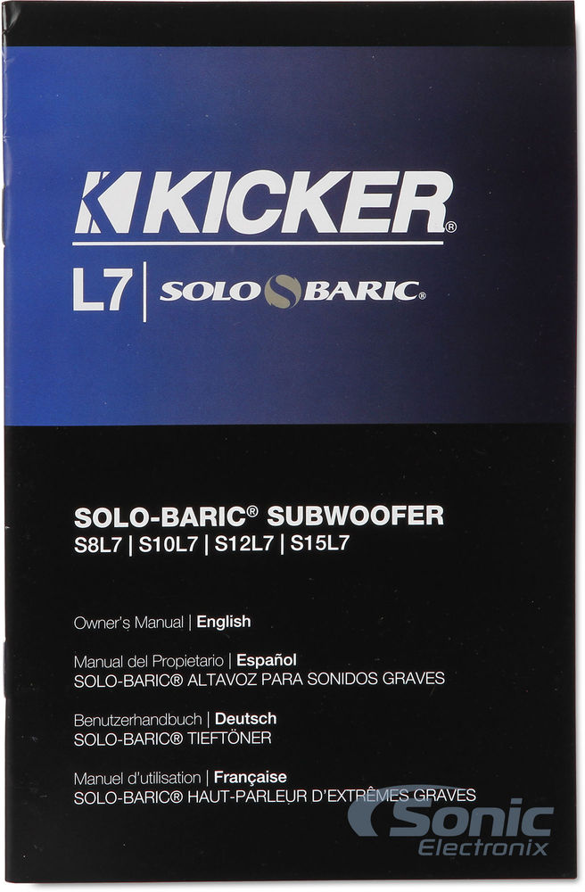 500W RMS Polk Audio and Kicker 8" Bass Package Image 8