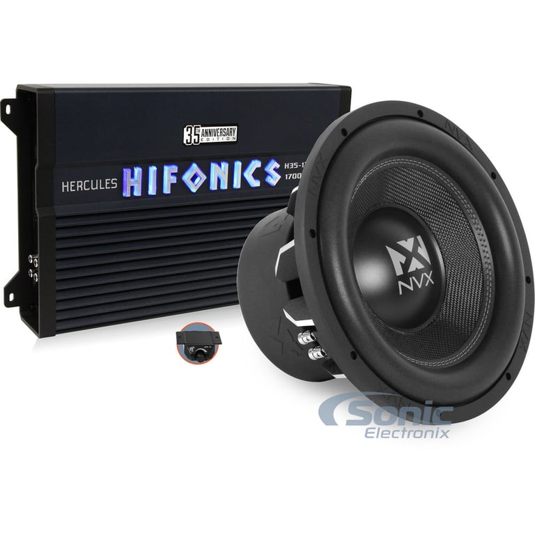 1000W NVX and Hifonics 12" Bass Package Image 1