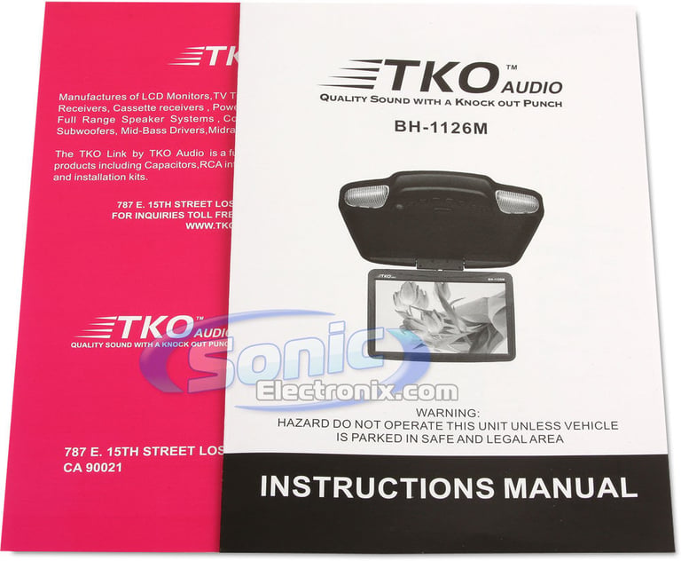 TKO Audio BH-1126M (Black) Image 6