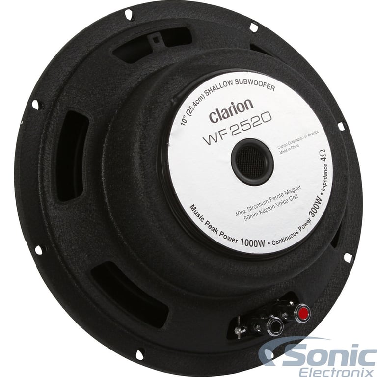 Clarion 600 Watt RMS Dual 10" Loaded Truck Enclosure (WF2520D) Image 4