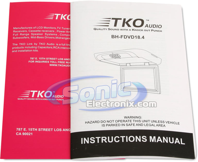 TKO Audio BH-FDVD18.4 (Gray) Image 7