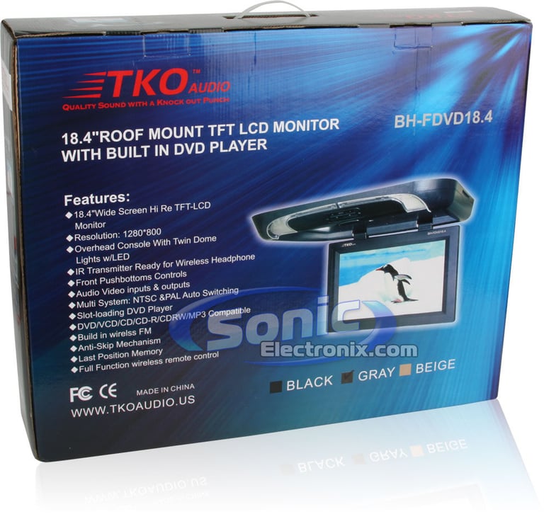 TKO Audio BH-FDVD18.4 (Gray) Image 8
