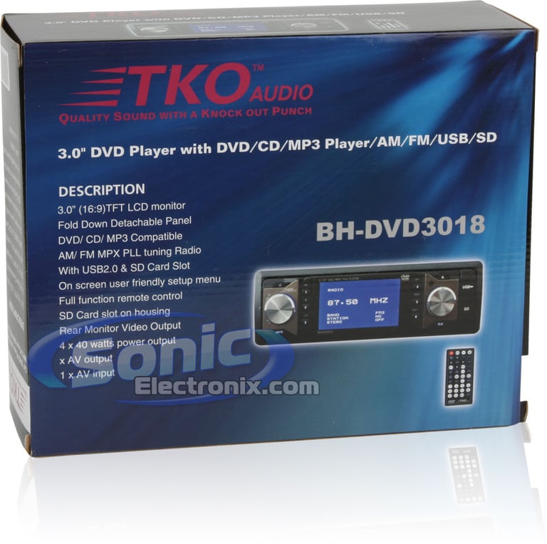 TKO Audio BH-DVD3018 Image 10