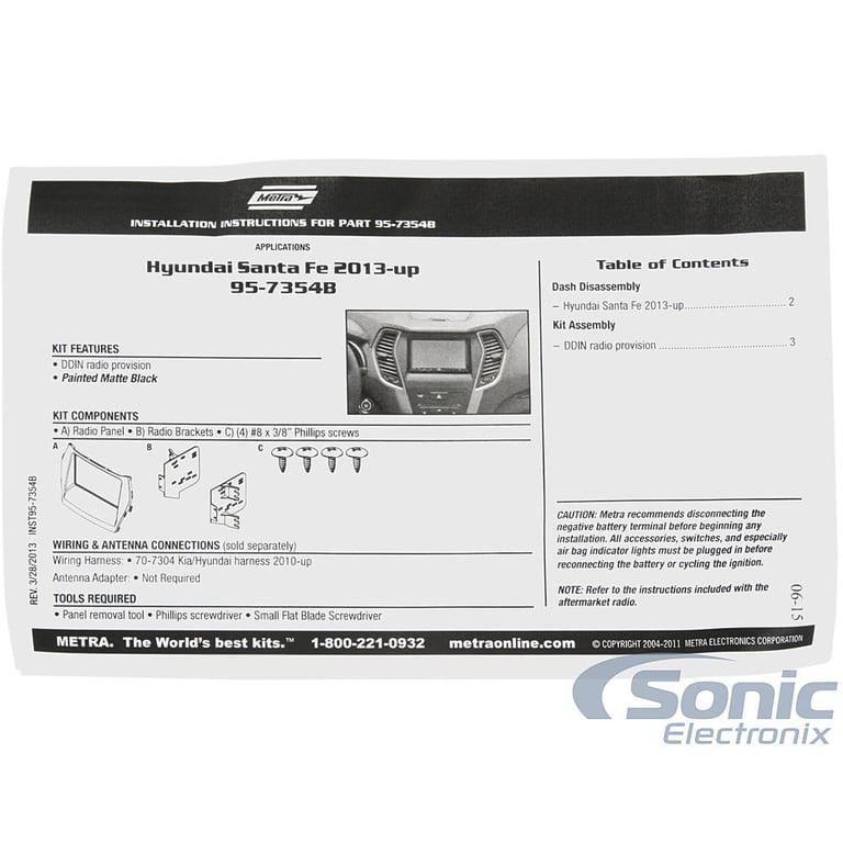 Metra 95-7354B Dash Kit Image 5