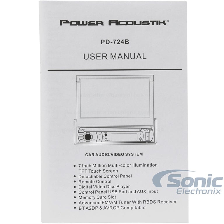 Power Acoustik PD-724B Image 14