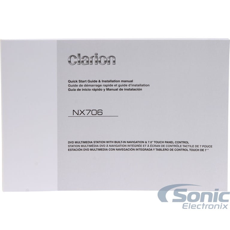 Clarion NX706 Hi-Res Digital Sound Stereo (Open Box) Image 49