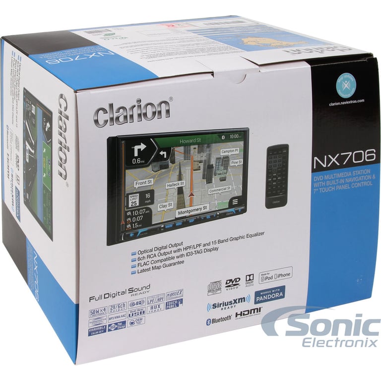 Clarion NX706 Hi-Res Digital Sound Stereo (Open Box) Image 50