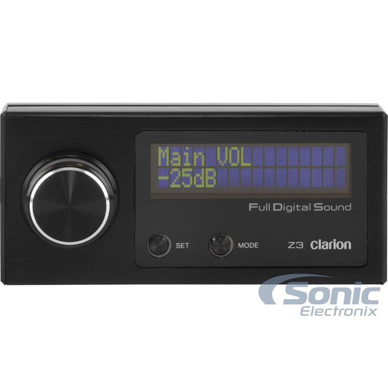Clarion Z3 Hi-Res Digital Sound Processor & Tweeters (Open Box) Image 22