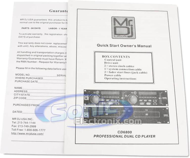 Mr DJ CD6800 Image 12