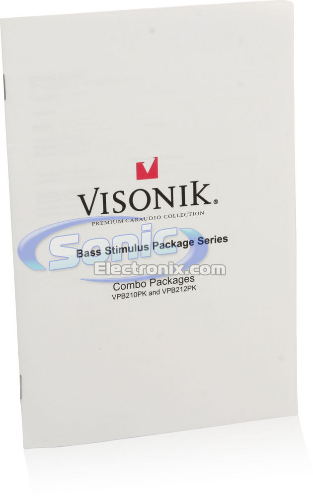 Visonik VPB210PK Bass Stimulus Package Open Box Image 13