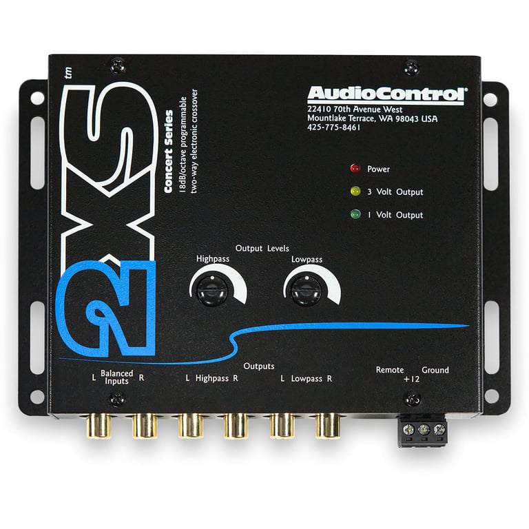 AudioControl 2XS Crossover - Black (Open Box) Image 4