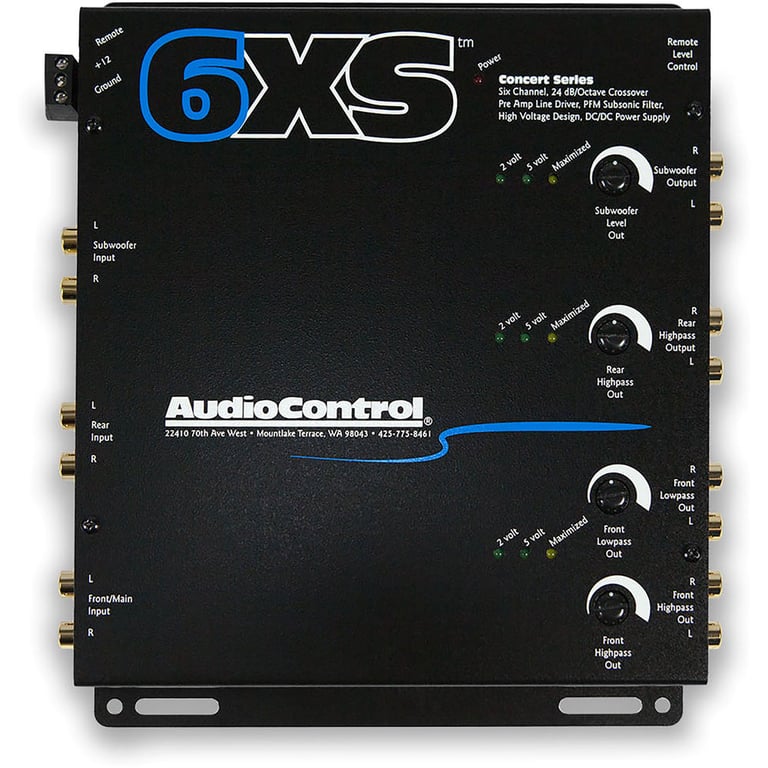 AudioControl 6XS Crossover - Black (Open Box) Image 7