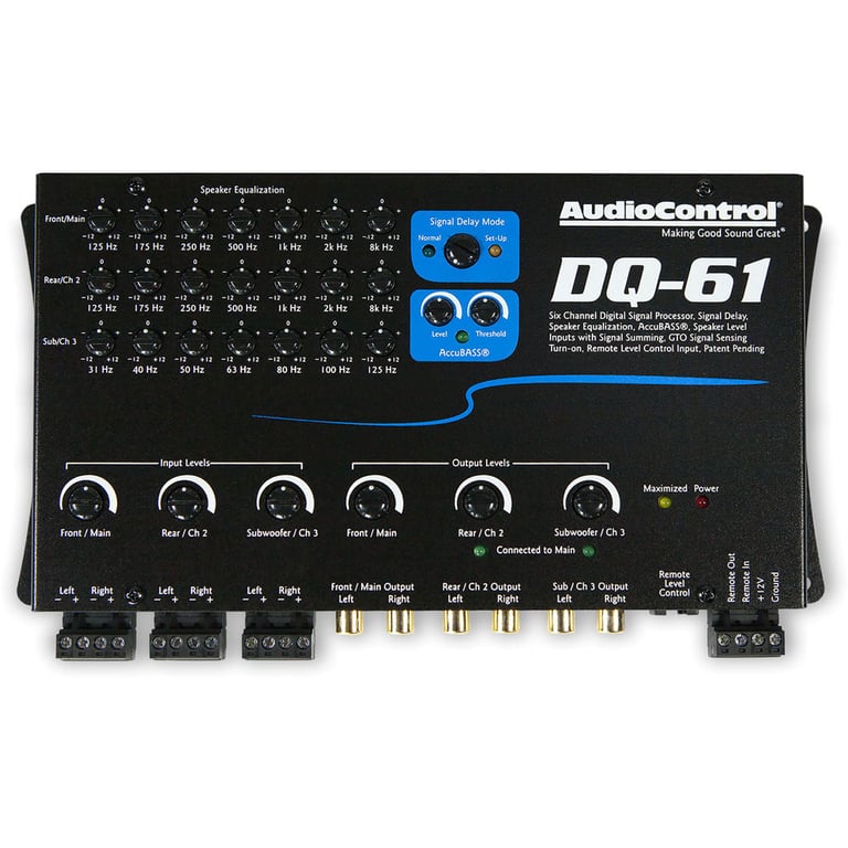 AudioControl DQ-61 - Black (Open Box) Image 5
