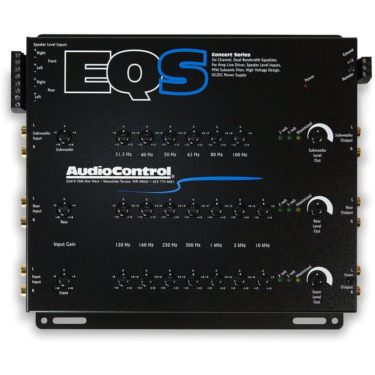 AudioControl EQS - Black (Open Box) Image 5