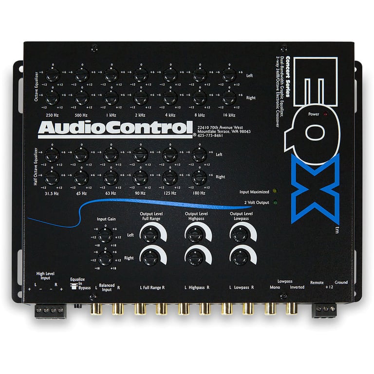 AudioControl EQX - Black (Open Box) Image 4