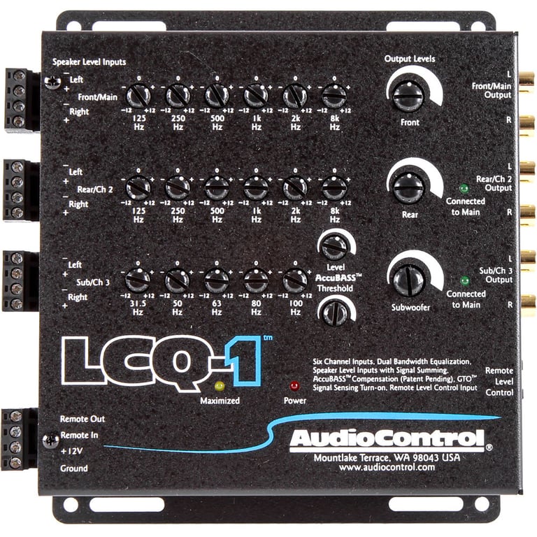 AudioControl LCQ-1 (Black) Open Box Image 6