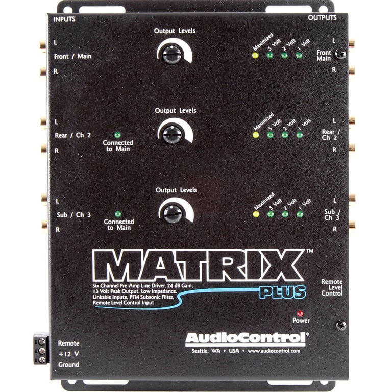 AudioControl MATRIX PLUS - Black (Open Box) Image 6