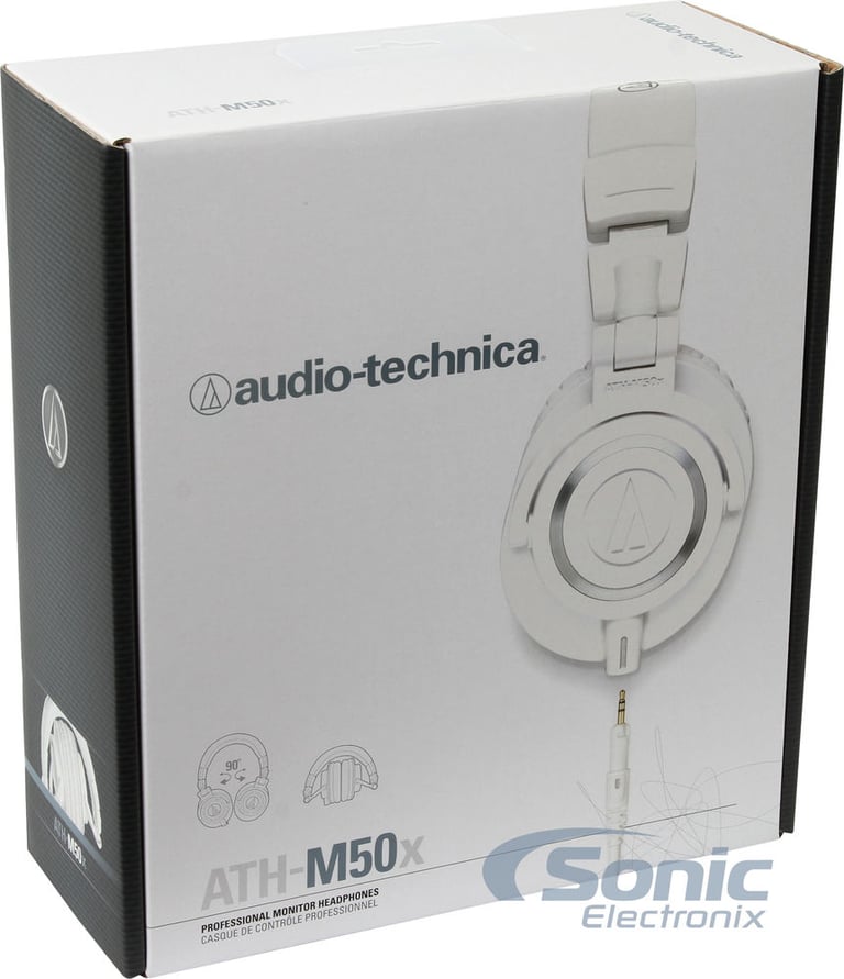 Audio Technica ATH-M50xWH Open Box (White) Image 27
