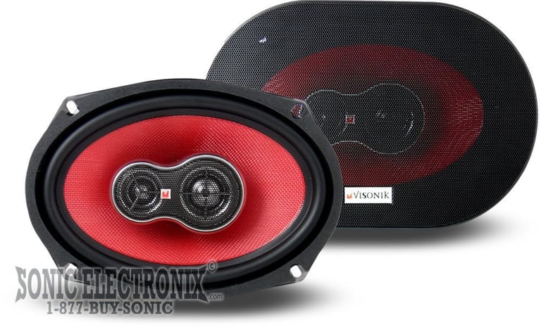 Visonik V693SX 6" x 9" 3-Way Speakers Image 1