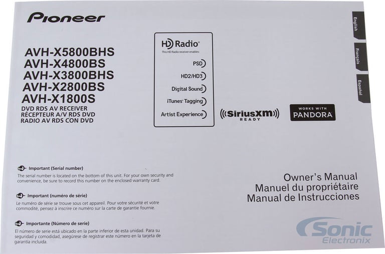 Pioneer AVH-X5800BHS + SiriusXM Tuner + $70 Mail In Rebate and 3 Months Free Service* Image 17