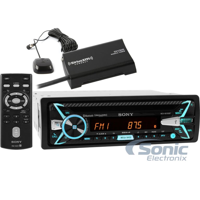 Sony MEX-N5100BT + SiriusXM Tuner + $70 Mail In Rebate and 3 Months Free Service* Image 1